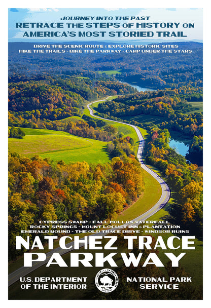 Natchez Trace Parkway Poster
