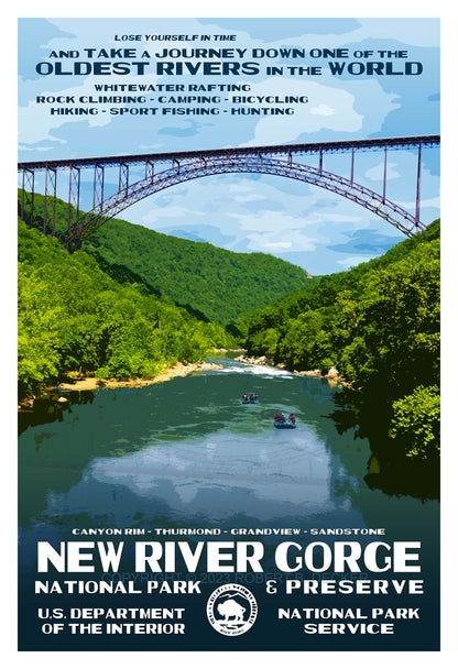 New River Gorge National Park Poster