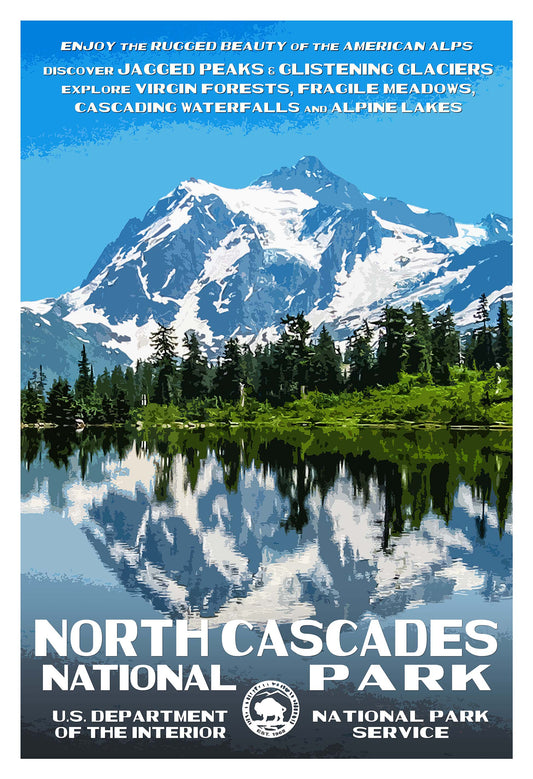 North Cascades National Park Poster