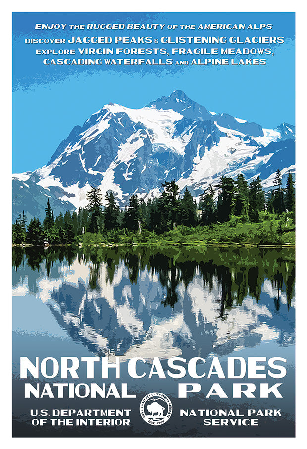 North Cascades National Park Poster