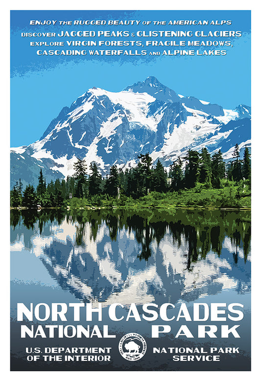 North Cascades National Park Poster