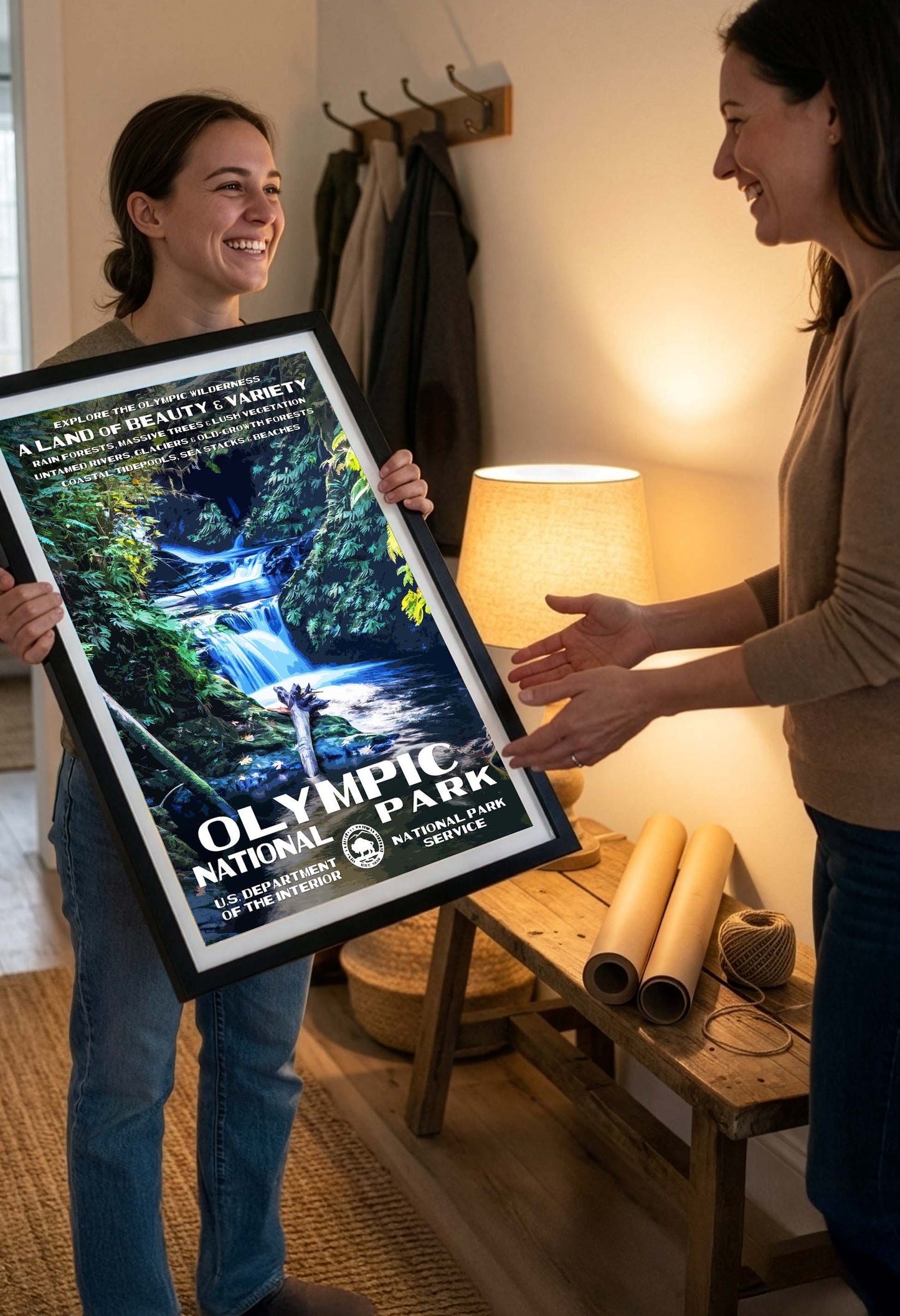 Olympic National Park Poster - Rain Forest