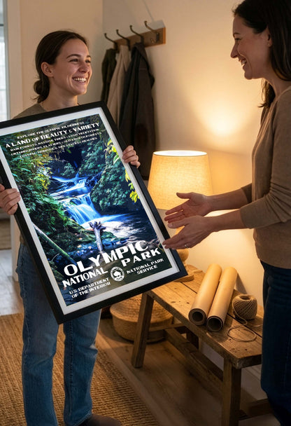Olympic National Park Poster - Rain Forest