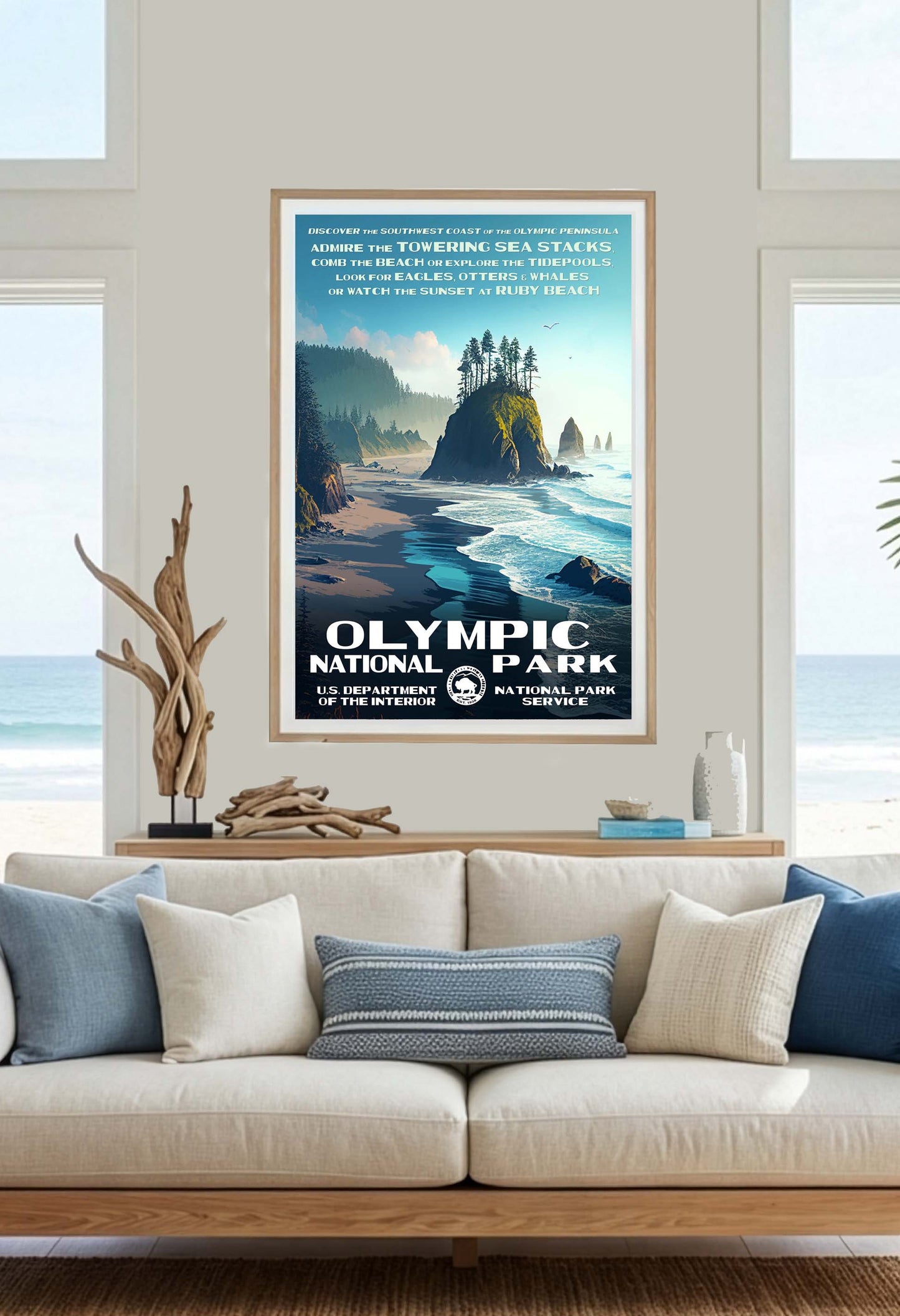 Olympic National Park Poster - Olympic Peninsula