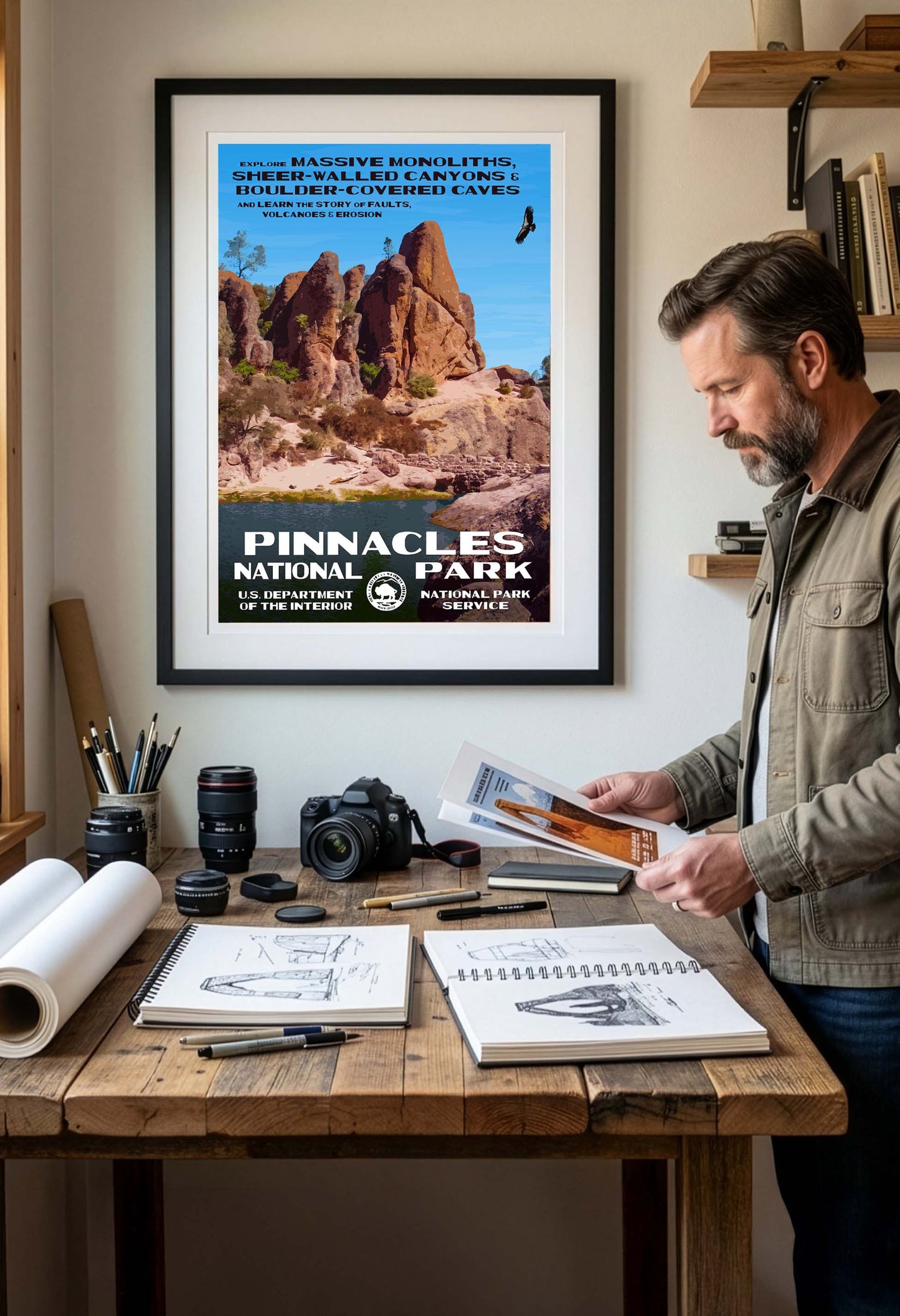 Pinnacles National Park Poster