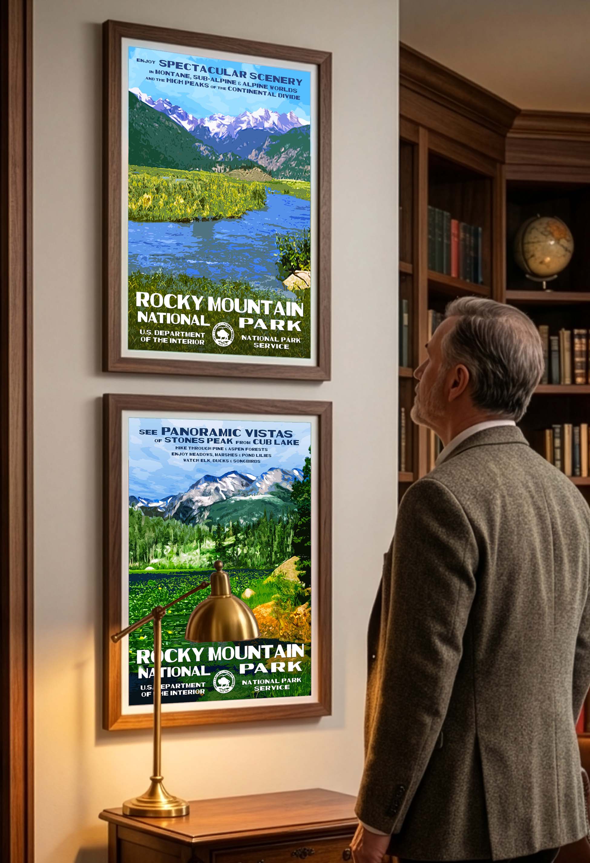 Rocky Mountain National Park Poster | Moraine Park Wall Art