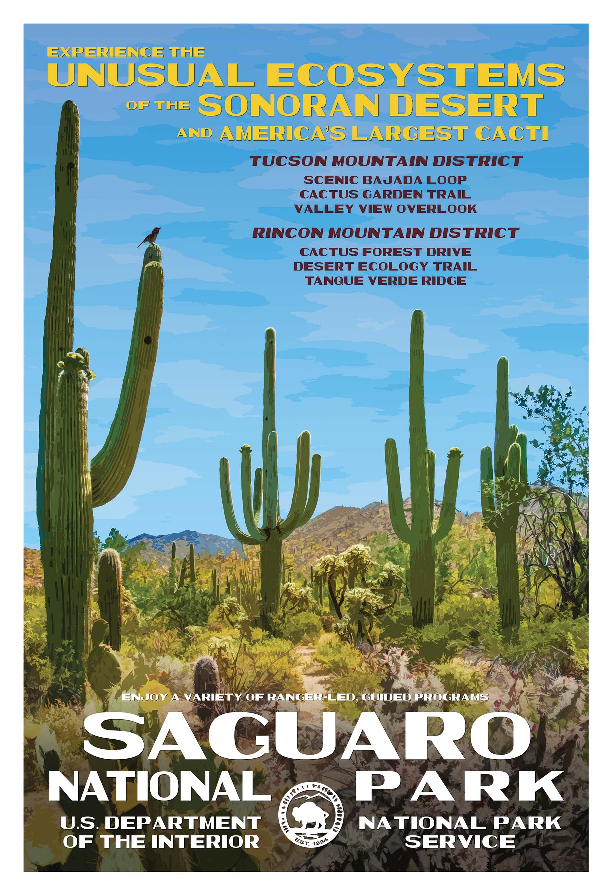 Saguaro National Park Poster