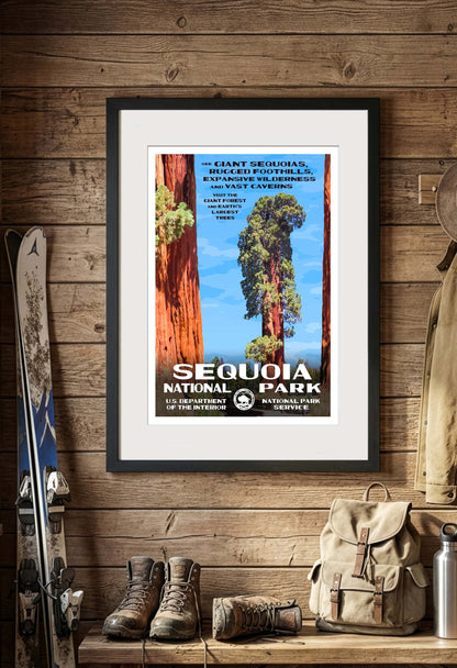 Sequoia National Park Poster