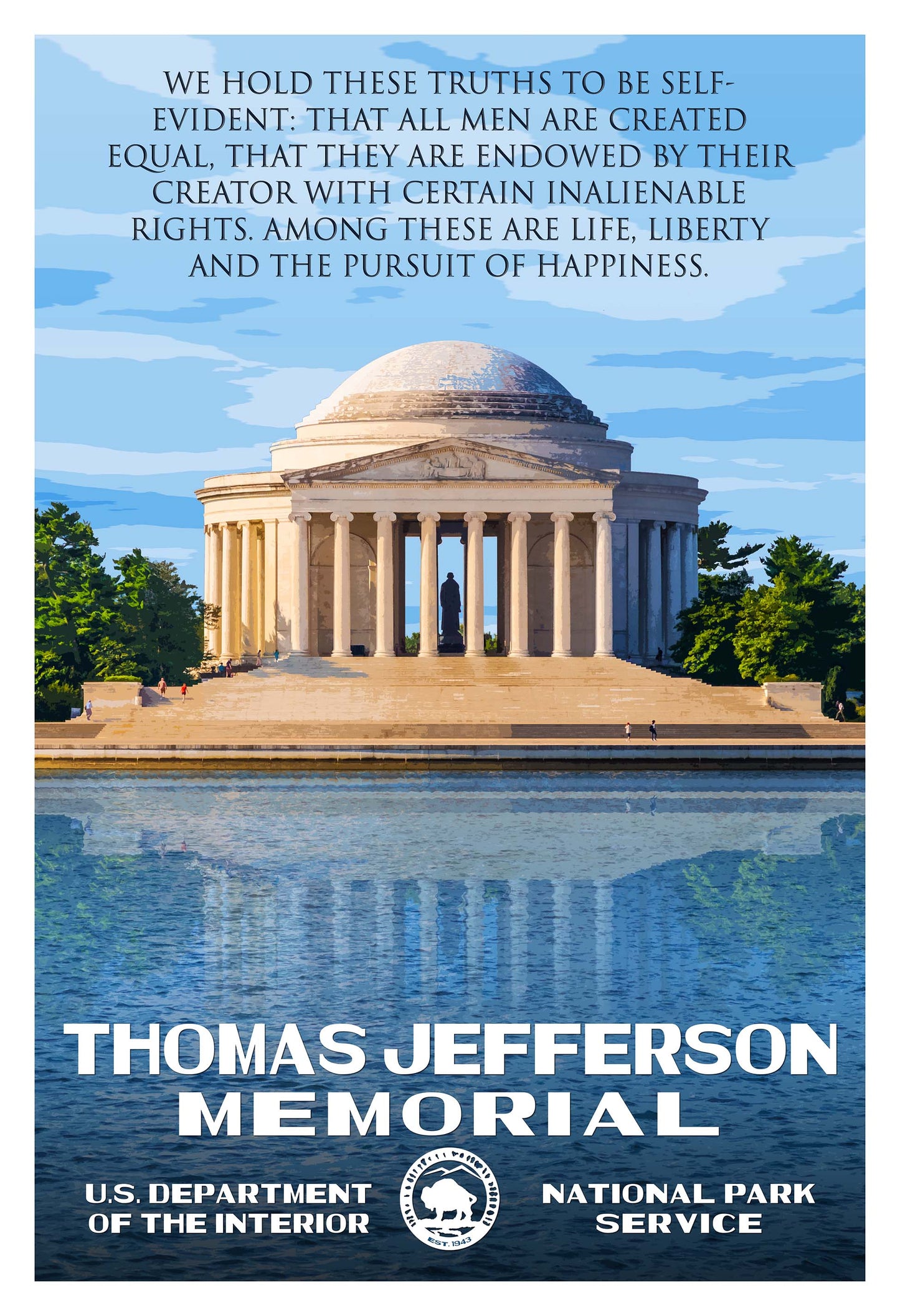 Thomas Jefferson Memorial Poster