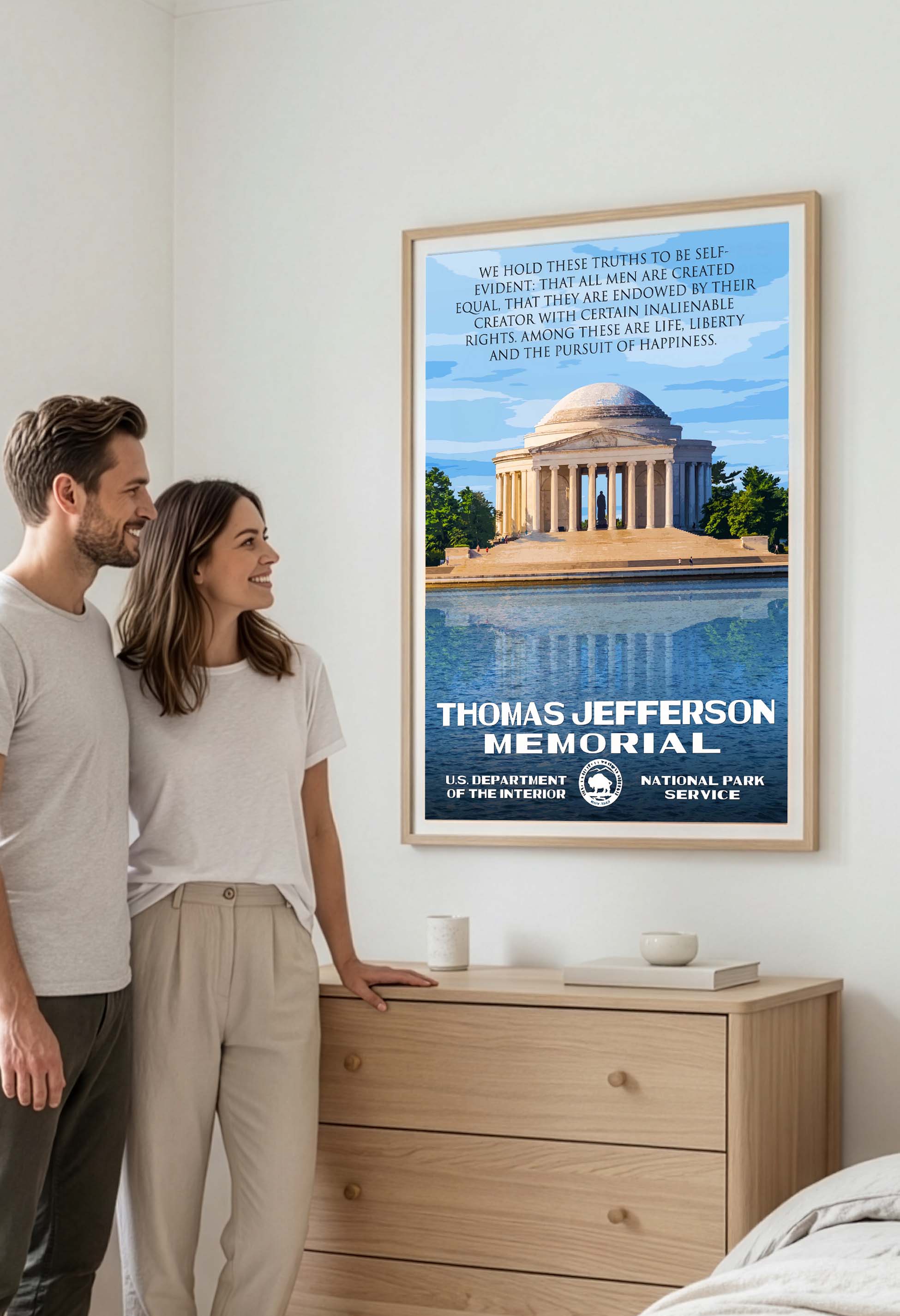 PS FEDA2(ポスター) Thomas Jefferson Memorial Poster – National Park Posters