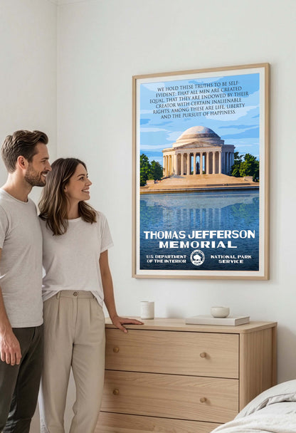 Thomas Jefferson Memorial Poster