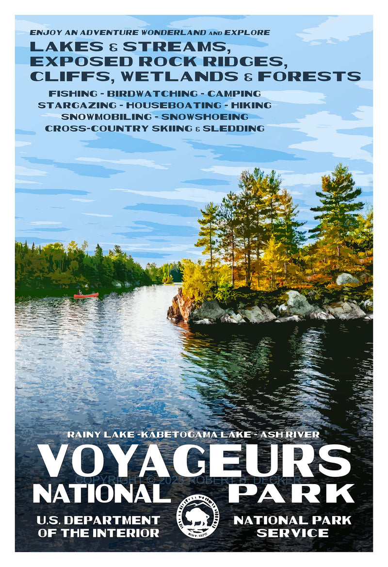 Voyageurs National Park Poster