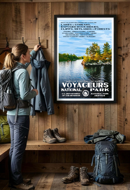 Voyageurs National Park Poster