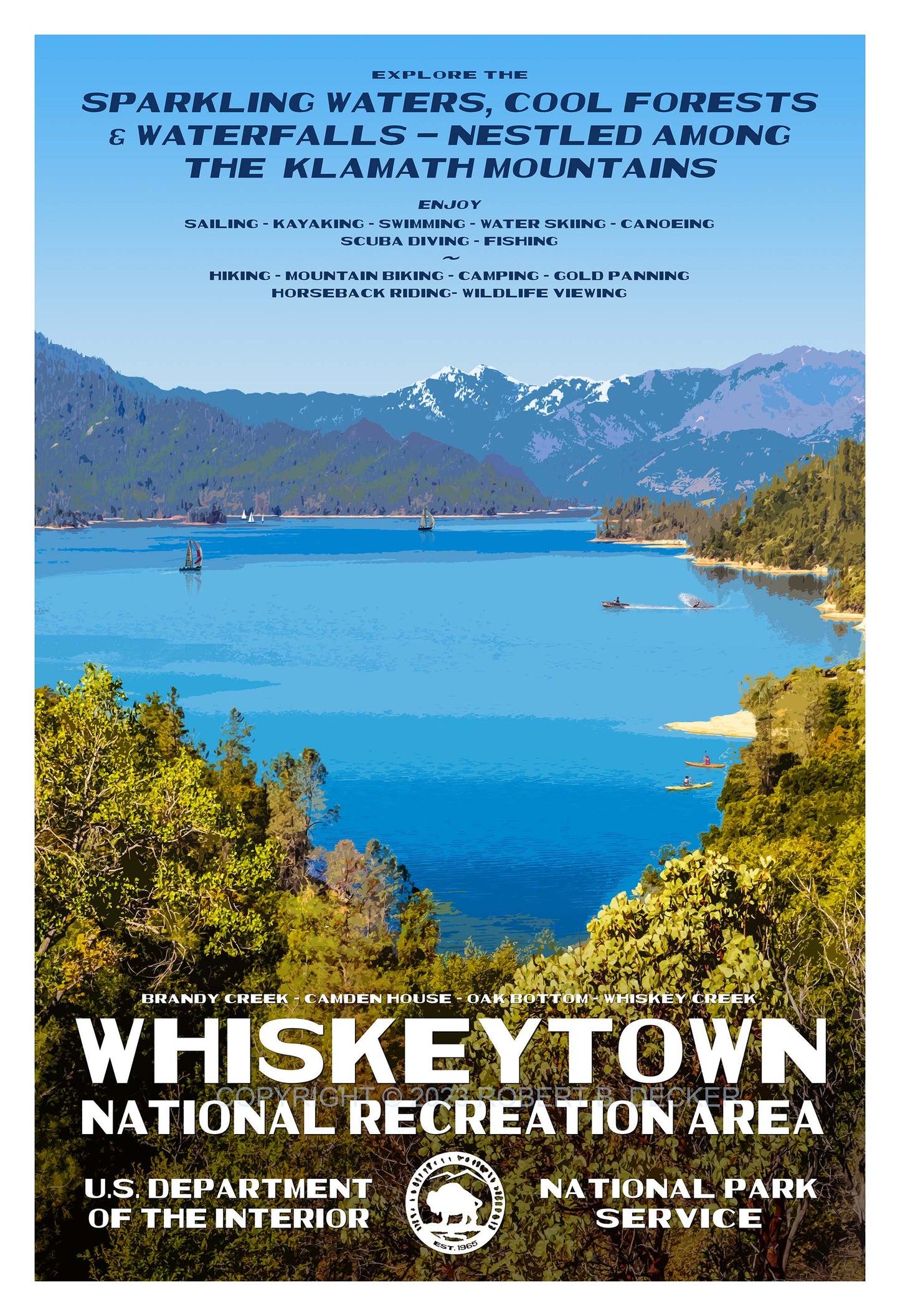Whiskeytown National Recreation Area Poster