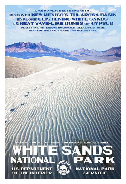 White Sands National Park Poster