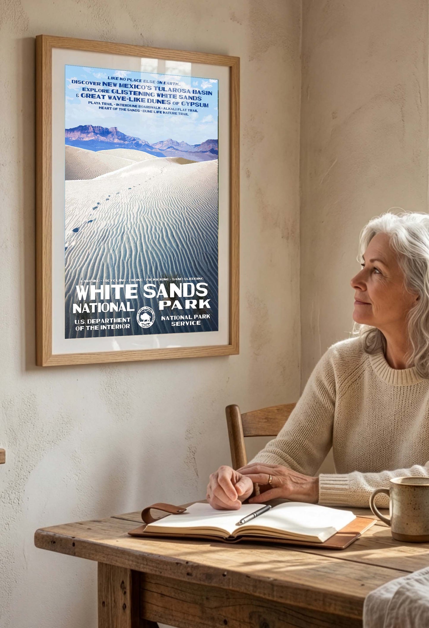 White Sands National Park Poster