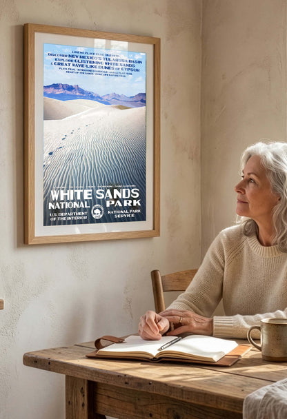 White Sands National Park Poster