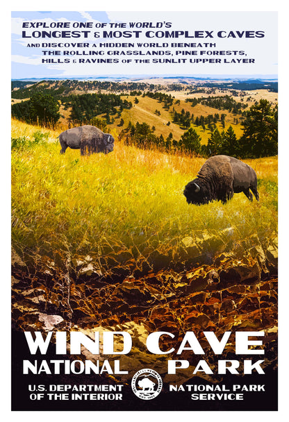 Wind Cave National Park Poster