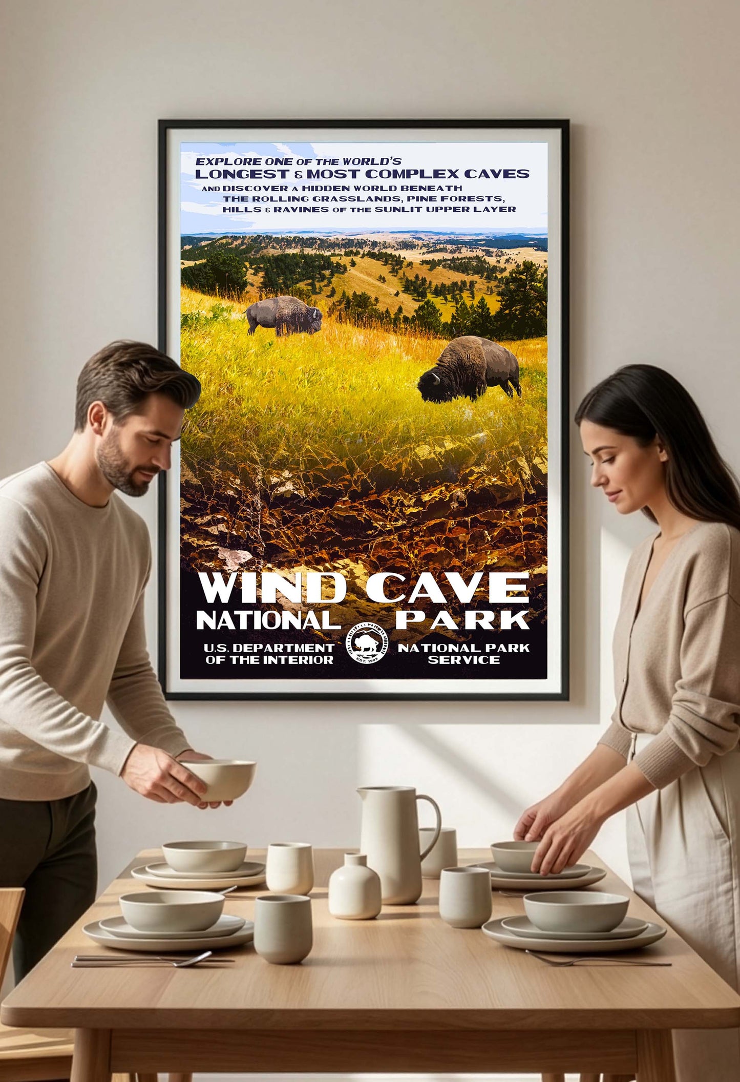Wind Cave National Park Poster