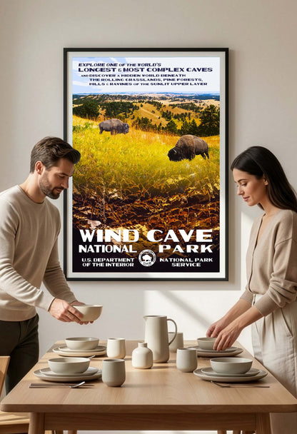 Wind Cave National Park Poster