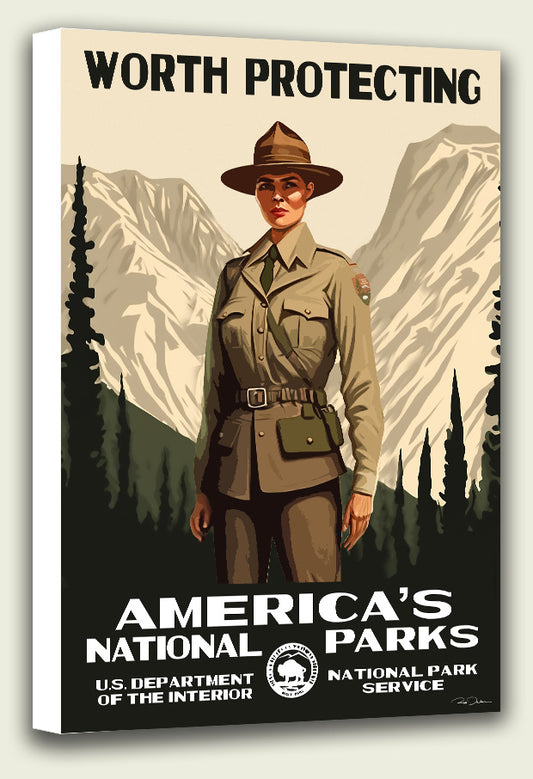 Worth Protecting Canvas Print II