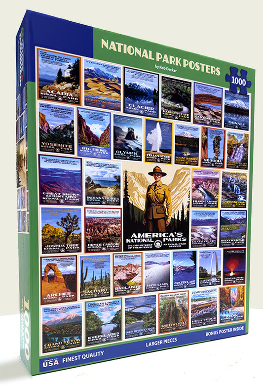 National Park Posters Puzzle