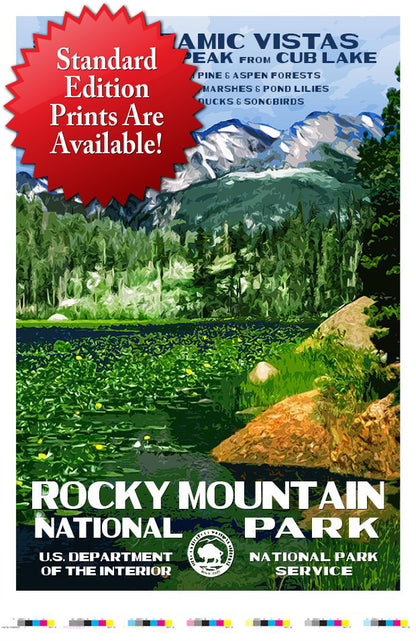 Rocky Mountain National Park (Cub Lake) Artist Proof