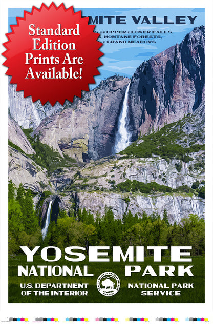 Yosemite National Park - Yosemite Falls - Artist Proof