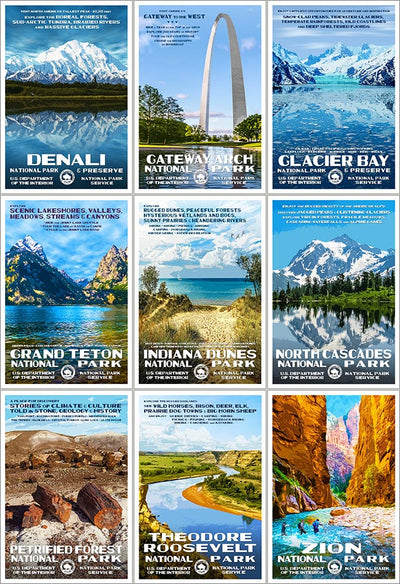 WPA National Park Poster Collections | National Park Art Prints ...