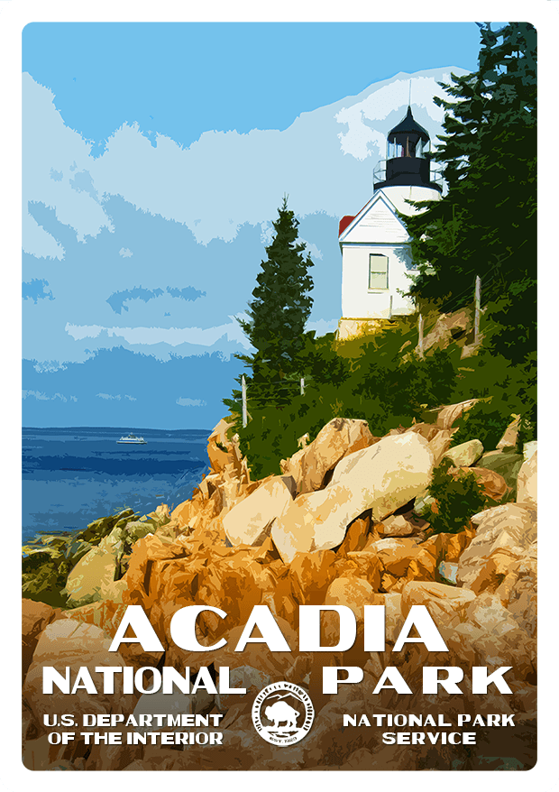 Acadia National Park Sticker