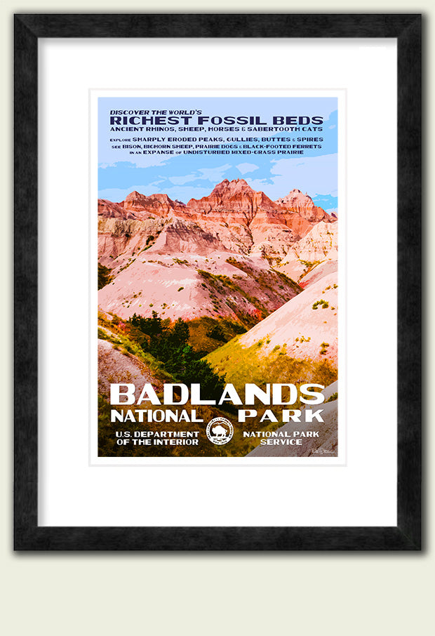 Badlands National Park Poster
