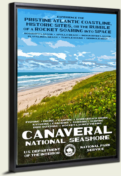 Canaveral National Seashore Canvas Print