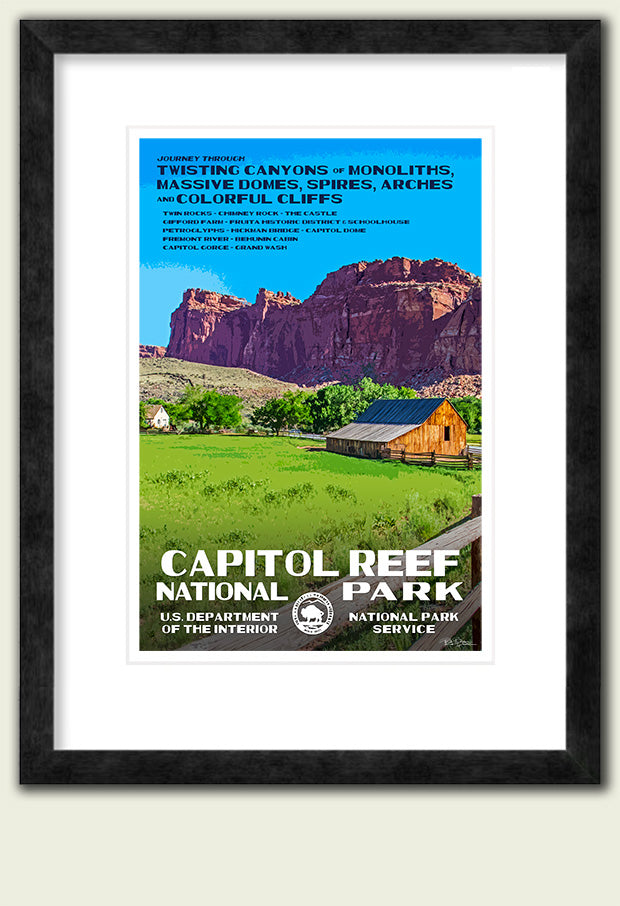 Capitol Reef National Park - 50th Anniversary Limited Edition