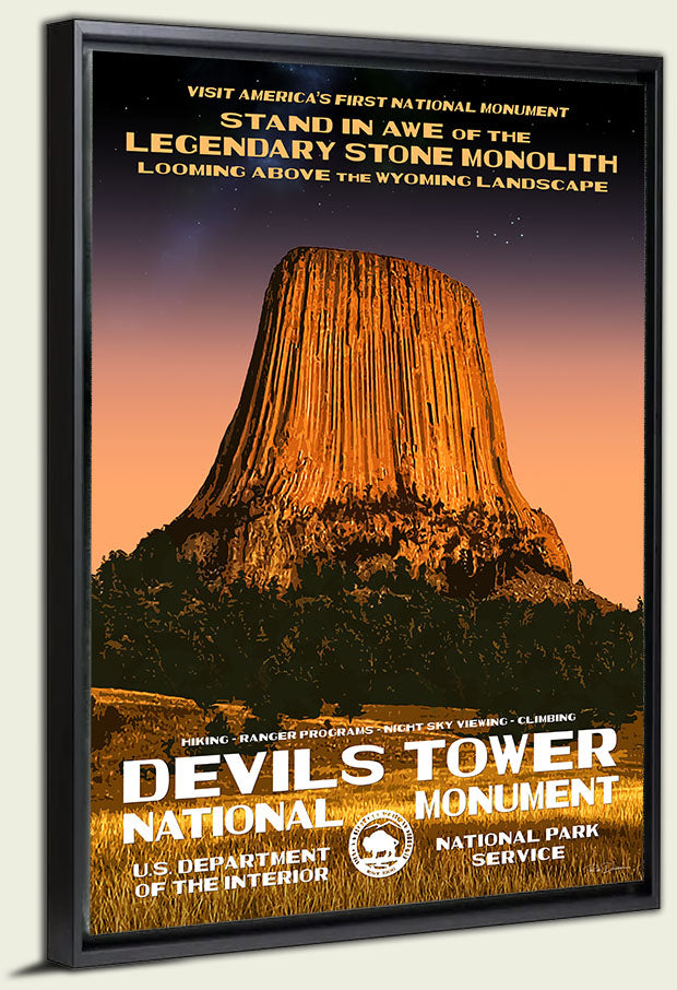Devils Tower National Monument Canvas Print
