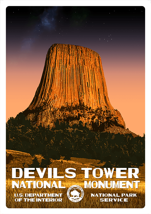 Devils Tower National Monument Sticker