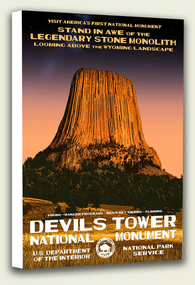 Devils Tower National Monument Canvas Print