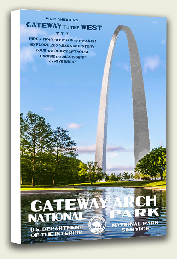 Gateway Arch National Park Canvas Print