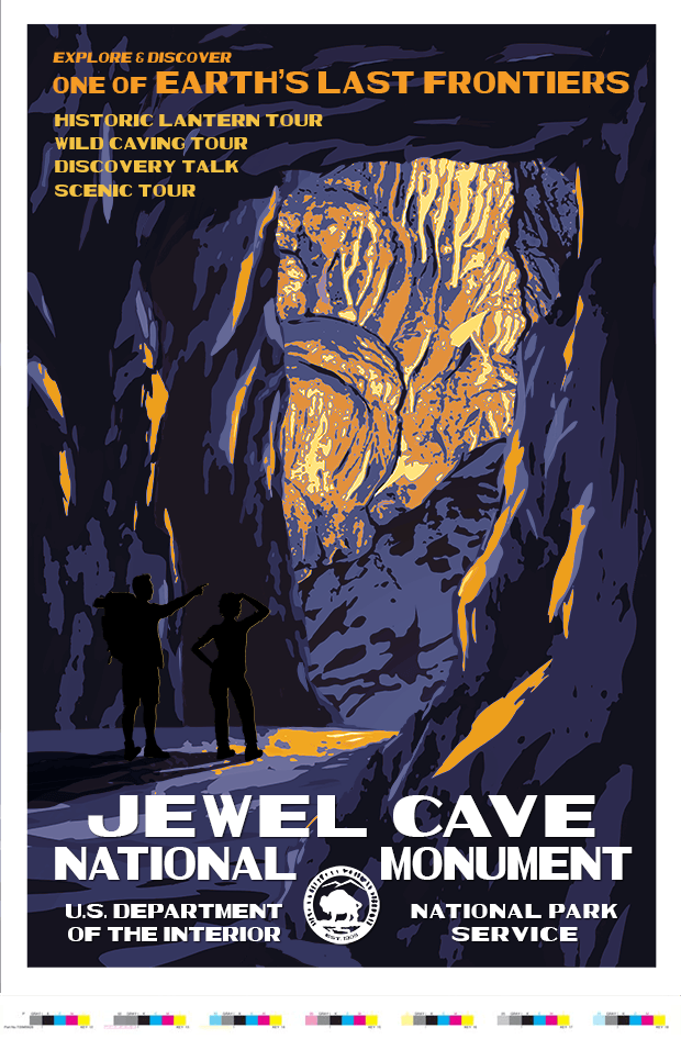 Jewel Cave National Monument Artist Proof