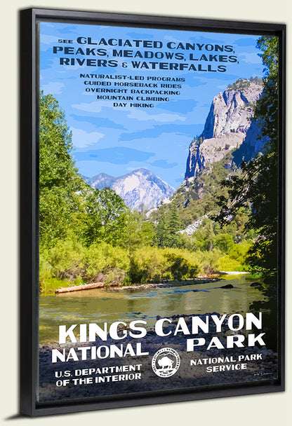 Kings Canyon National Park Canvas Print