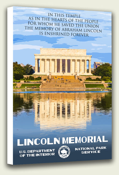 Lincoln Memorial Canvas Print