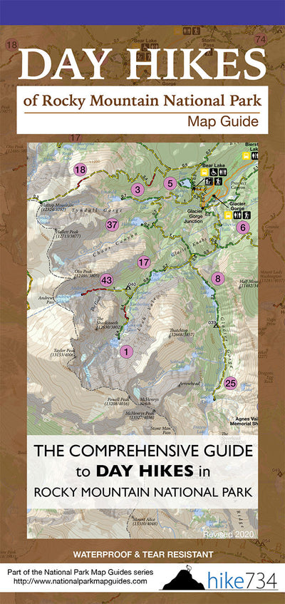 Rocky Mountain National Park Poster and Map Bundle