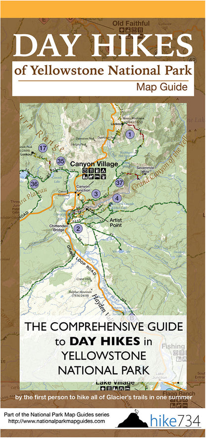 Yellowstone National Park Poster and Map Bundle