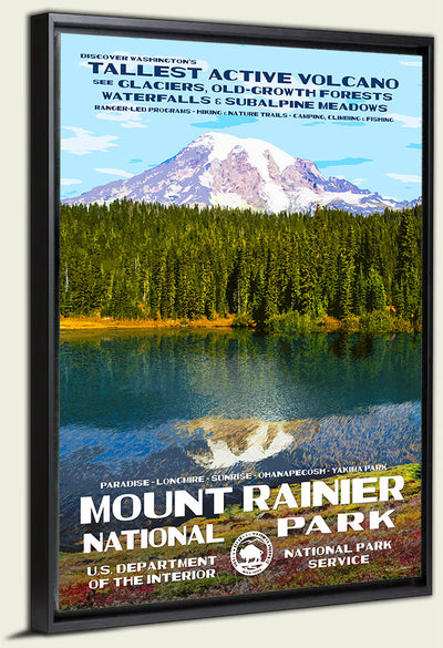 Mount Rainier National Park Canvas Print