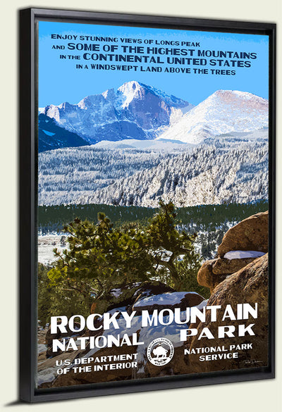Rocky Mountain National Park (Longs Peak) Canvas Print