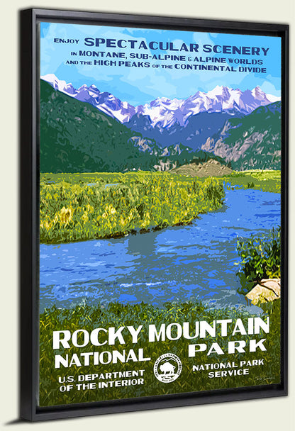 Rocky Mountain National Park (Moraine Park) Canvas Print