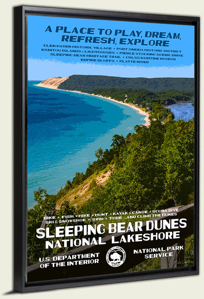 Sleeping Bear Dunes National Lakeshore Canvas Print