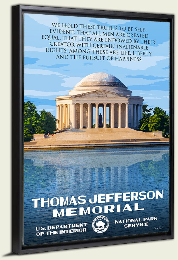 Thomas Jefferson Memorial Canvas Print