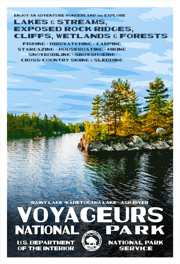 Voyageurs National Park Poster