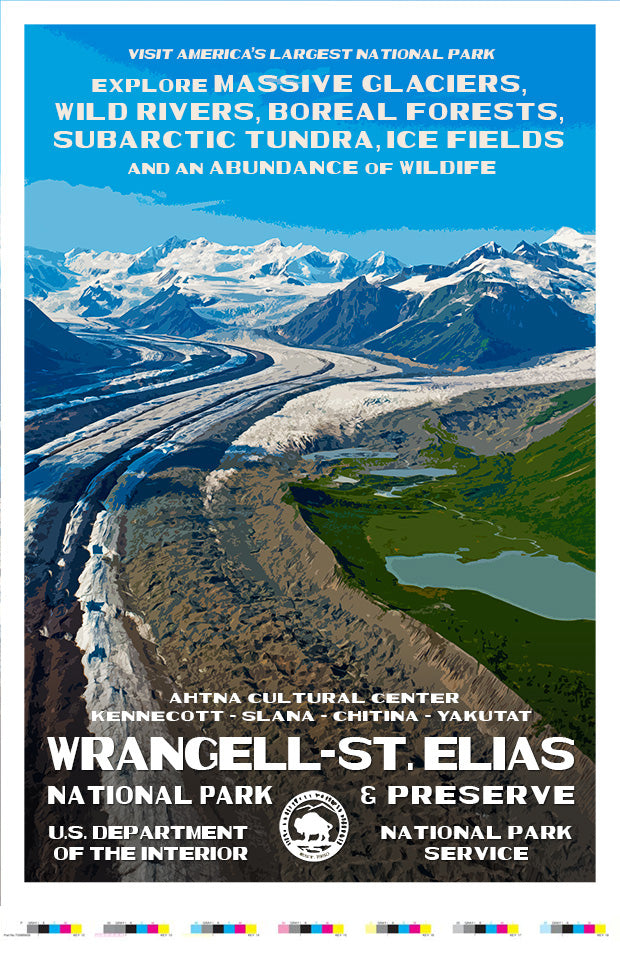 Wrangell-St. Elias National Park Artist Proof