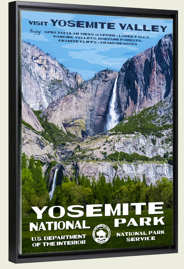 The Fall in Yosemite- Beautiful store Canvas Artwork